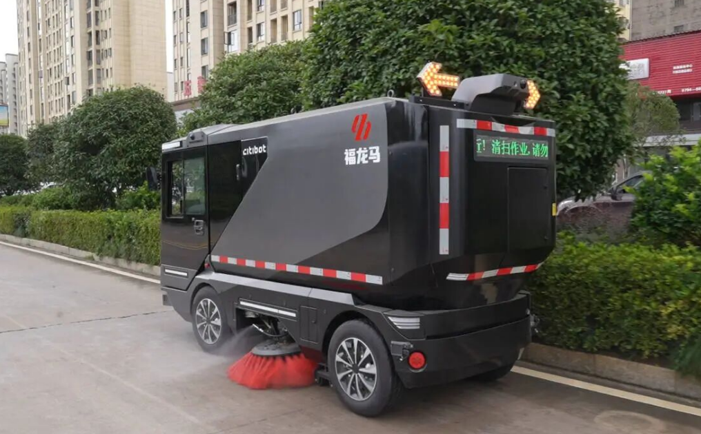 L4级无人智能清扫车落地乐安 开启城市环卫保洁智慧新模式